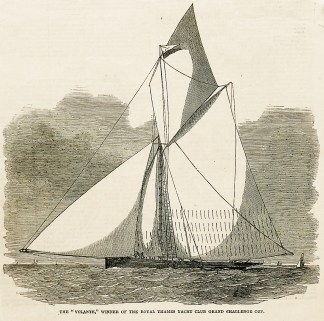 The “Volante,” Winner of the… Yachting
