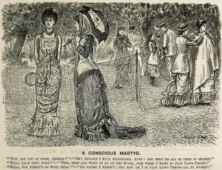 A conscious martyr. Tennis