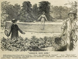 "Donkeys have ears."