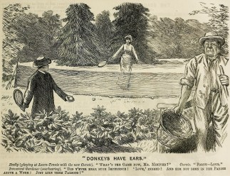 “Donkeys have ears.” Tennis