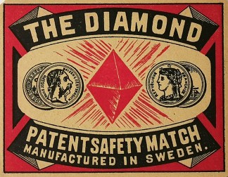 The Diamond MATCHBOX LABELS