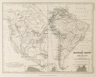 The Mountain Chains of America. Thematic