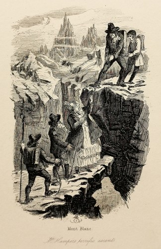 Mont Blanc. M. Hamper’s terrific a… Italy