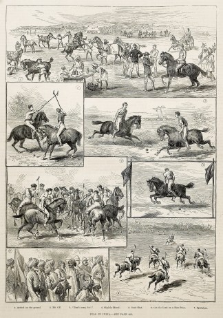 Polo in India. India
