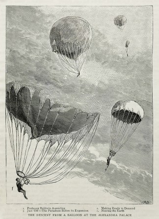 The Descent from a Balloon at the Alexan… Ballooning & Parachuting