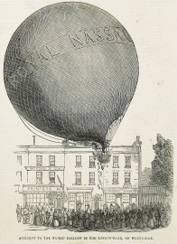 Accident to the Nassau Balloon in the London-Road, on Wednesday.