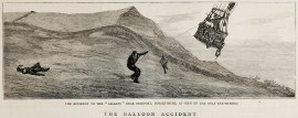 The accident to the "Saladin" near bridport, Dorsetshire, as seen by the only eye-witness. The Balloon Accident.
