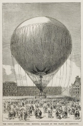 The Paris Exhibition, the Monster Balloo… Ballooning & Parachuting