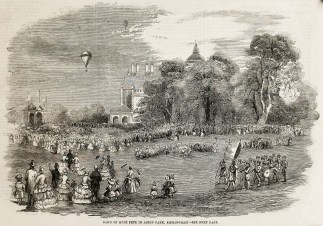 Band of Hope Fete in Aston Park, Birming… Ballooning & Parachuting