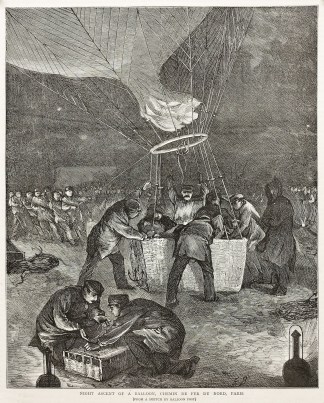 Night Ascent of a Balloon, Chemin de Fer… Ballooning & Parachuting