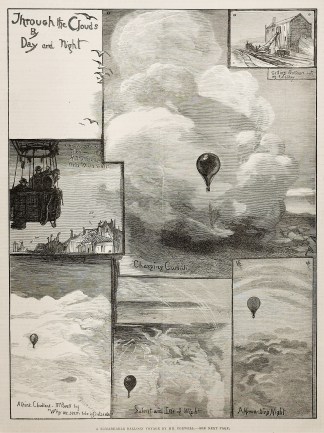 A Remarkable Balloon Voyage by Mr Coxwel… Ballooning & Parachuting