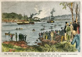 The Recent Sculling Match Between Kemp and Hanlan … Rowing, canoeing, kayaking