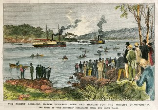 The Recent Sculling Match Between Kemp a… Rowing, canoeing, kayaking