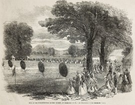 Fete of the Worcestershire Archery Society, at Sherridge Court, near Worcester.