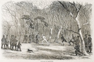 Foot-Race at Bayswater. Athletics