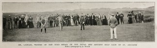 Mr. Laidlay, winner of the gold medal of… Golf