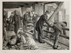 Fishing from the Old Pier at Brighton. Fishing - Trout, Salmon, etc