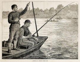 A Member of a Thames Angling Club. Fishing - Trout, Salmon, etc