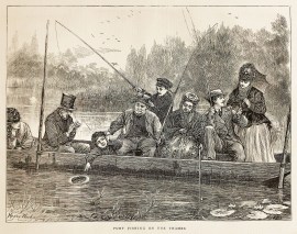 Punt Fishing on the Thames. Fishing - Trout, Salmon, etc