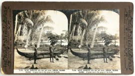 Native youngster with a bow and arrow, Rubiana, Solomon Islands. PACIFIC ISLANDS Native youngster with a bow and arrow, Rubiana, Solomon Islands.