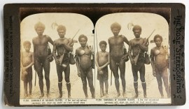 Cannibals of Solomon Islands. Foreign photographs Cannibals of Solomon Islands.