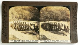 Unique group of Malaita Natives at Dalla, Solomon Islands. Foreign photographs Unique group of Malaita Natives at Dalla, Solomon Islands.