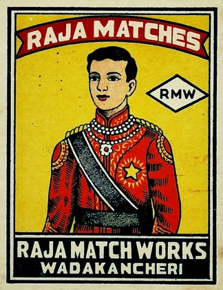 Raja Matches MATCHBOX LABELS