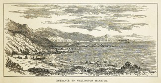 Entrance to Wellington Harbour. North Island