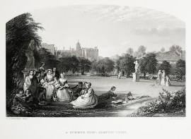 A summer noon: Hampton Court.