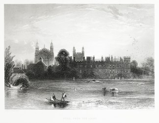 Eton, from the Locks. England