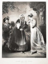 Juliet and the nurse. (Romeo and Juliet.)