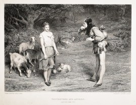 Touchstone and Audrey. (As You Like It)