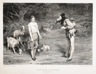 Touchstone and Audrey. (As You Like It) Theatres - Buildings & Plays Touchstone and Audrey. (As You Like It) Theatres - Buildings & Plays