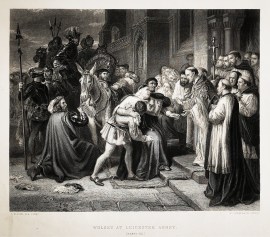 Wolsey at Leicester Abbey. (Henry VIII)