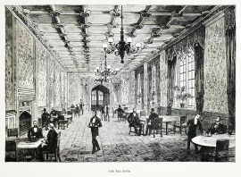 The tea room.