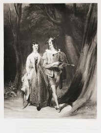 Touchstone and Audrey. (As You Like It)