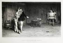 Prince Henry, Poins, and Falstaff. (King Henry IV. First Part)