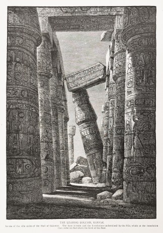 The Leaning Column, Karnak. AFRICA