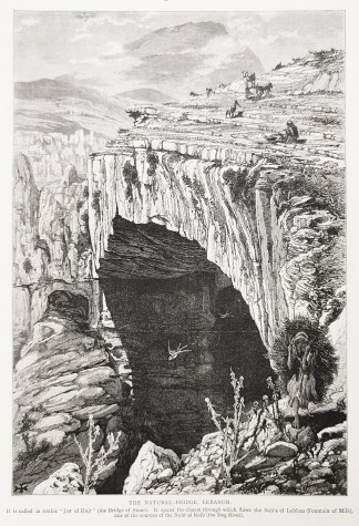 The Natural Bridge, Lebabon. Holy Land