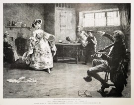 Peg Woffington’s visit to triplet. Music Peg Woffington's visit to triplet.