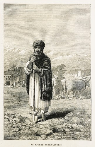 An Afghan Agricultultrist. TOPOGRAPHICAL VIEWS