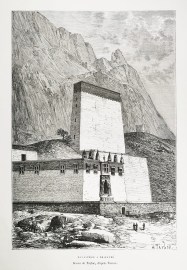 Monastère à chigatze. Afghanistan, Bhutan, Cashmere, Pakistan, Tibet, Bangladesh
