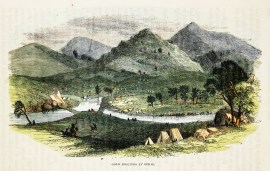 Gold diggings at Ophir.