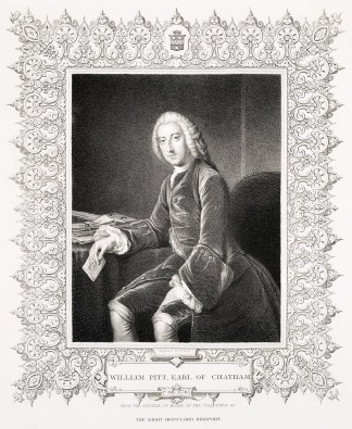 William Pitt, Earl of Chatham. non-Australia Portraits