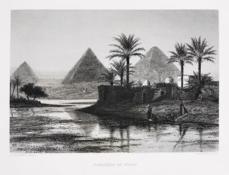Pyramids of Gizeh. AFRICA