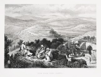 View from Neby Samwil. Holy Land