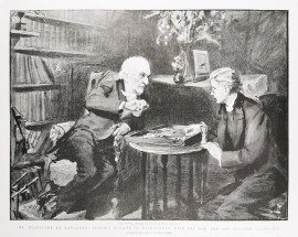 Mr Gladstone at Hawarden, playing a Game of Backga… Games