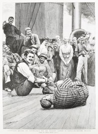 Outward Bound to Australia on an Orient Liner, A Cock-Fighting Match.