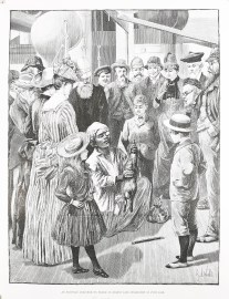 An Egyptian Conjuror on Board an Orient Line Steam-Ship at Port Said.