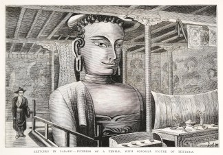 Sketches in Ladakh – Interior of a… India